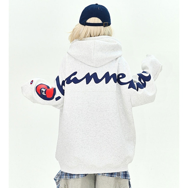 アームロゴスポーティーストリートパーカー 2col   R01728