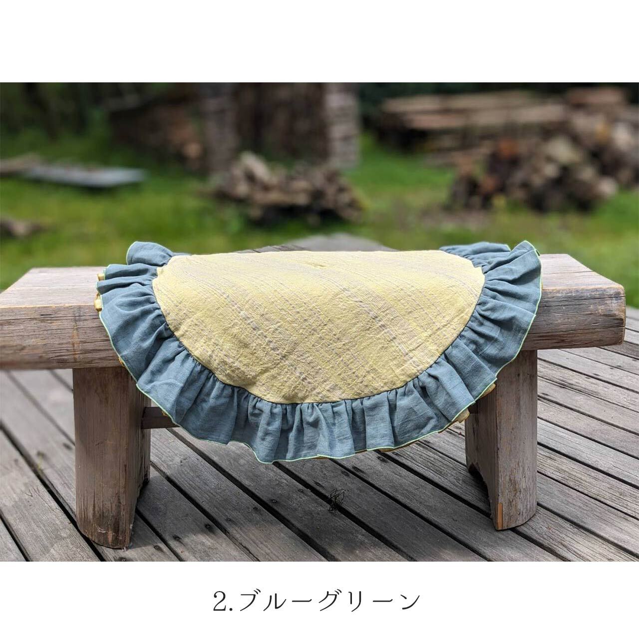 カフェマット　ハンドメイド ＿Way collection＿ 】＊ラウンドカフェマット＊（ ハンドメイド
