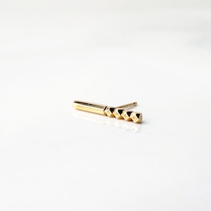 Beyond / Rock Gold Pierced Earring / Single（BE008-YG）