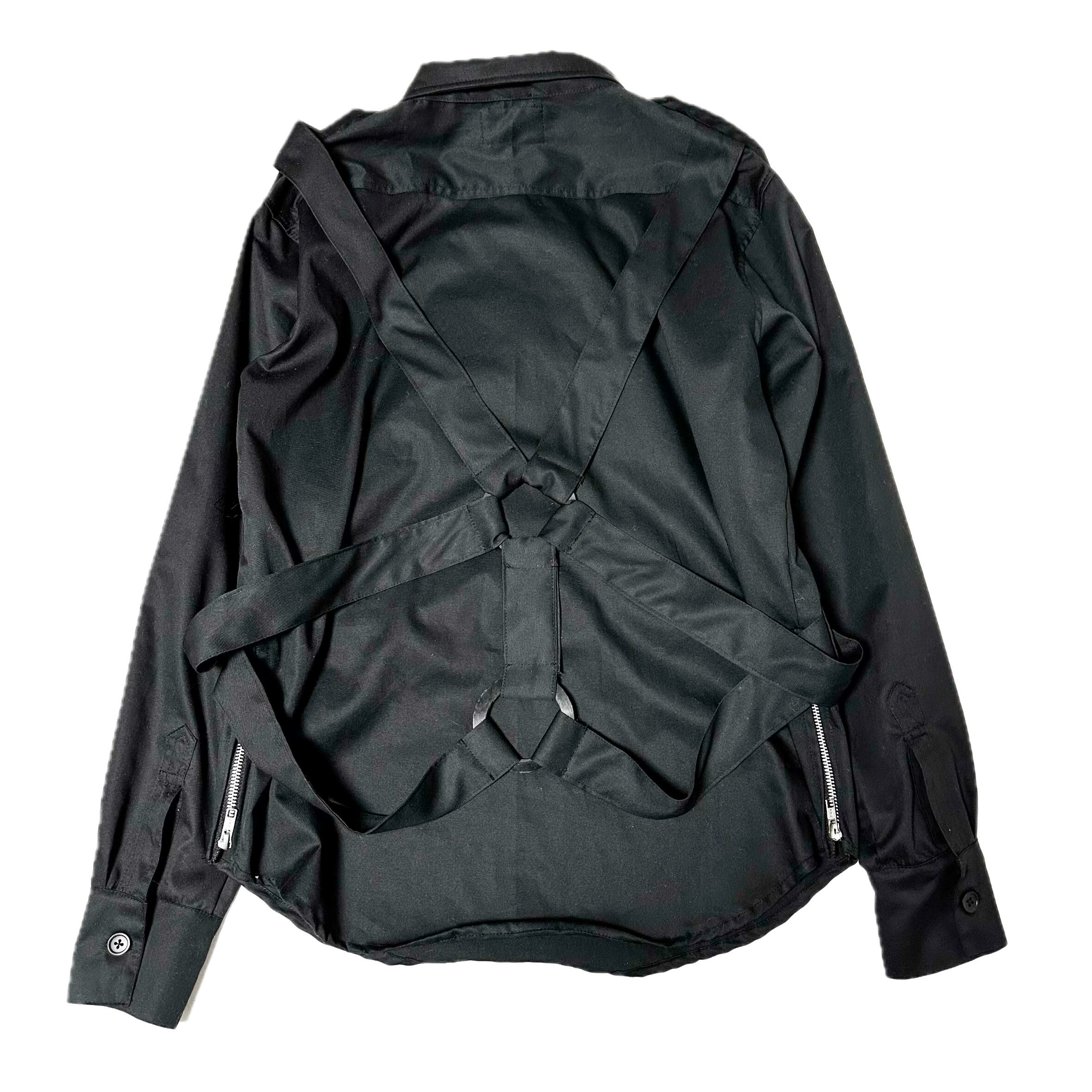 PARANOIDO のレザーシャツ S パラノイド hyde着 PARANOIDO のレザーシャツ S パラノイド hyde着 ☆PARANOIDのレザー