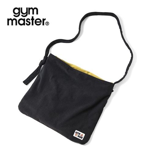 gym master ジムマスター コーデュロイ トートショルダーバッグ|A4対応 大容量 巾着 2WAY カラフル配色 G621739 チャコール