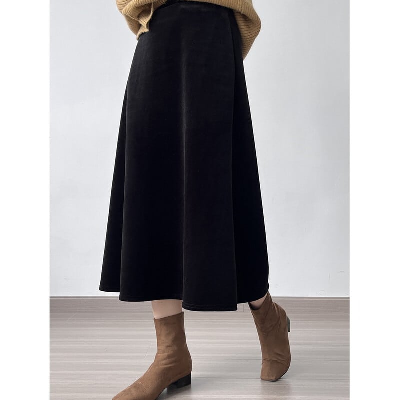 velour a-line skirt 102942