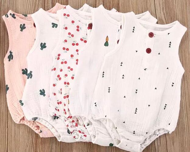 2枚セット / 薄手ロンパース / 女の子 / 男の子 / 〜18ヶ月( A〜E )