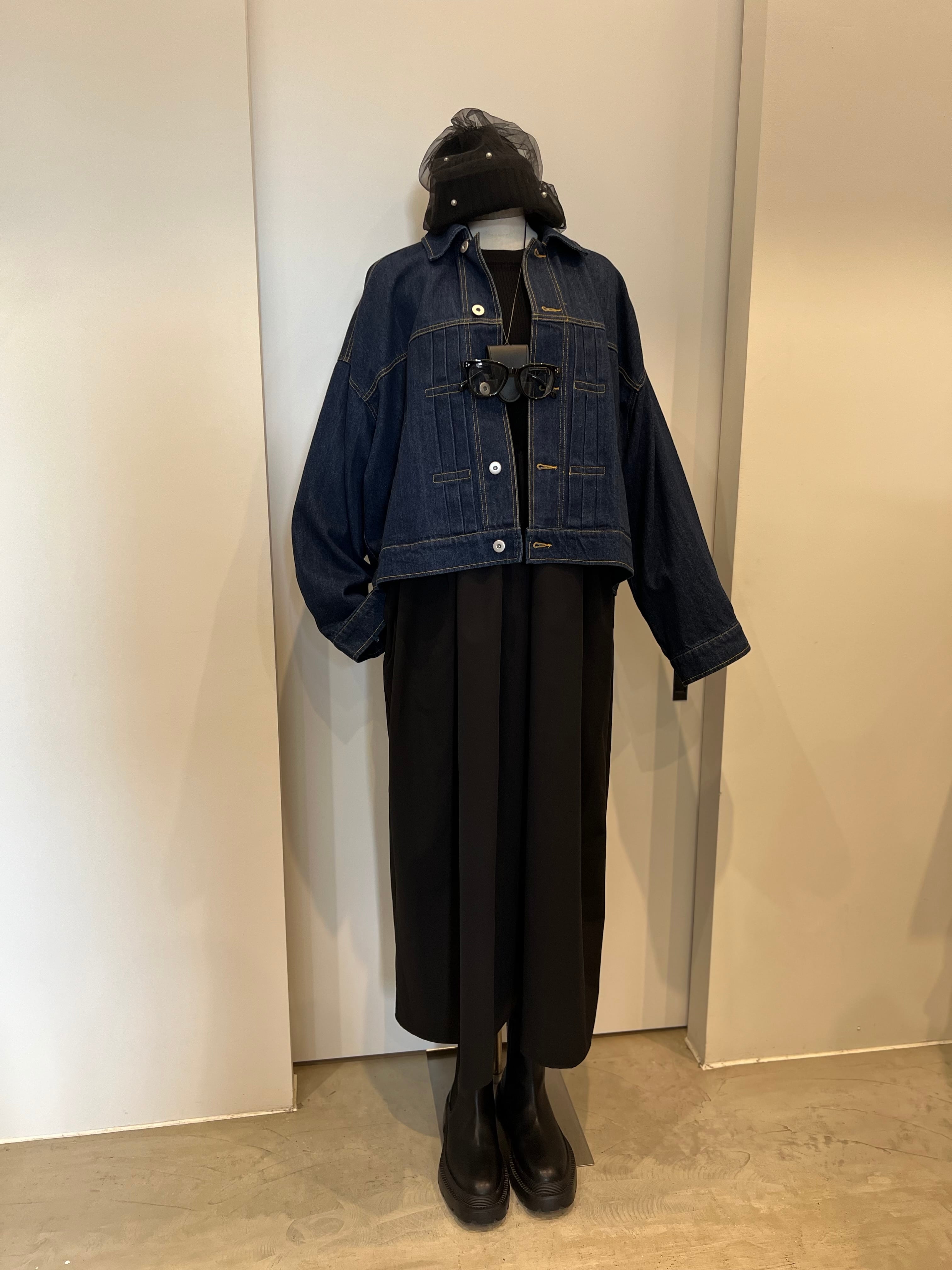 【PASSIONE】異素材ドッキングワンピース 546102