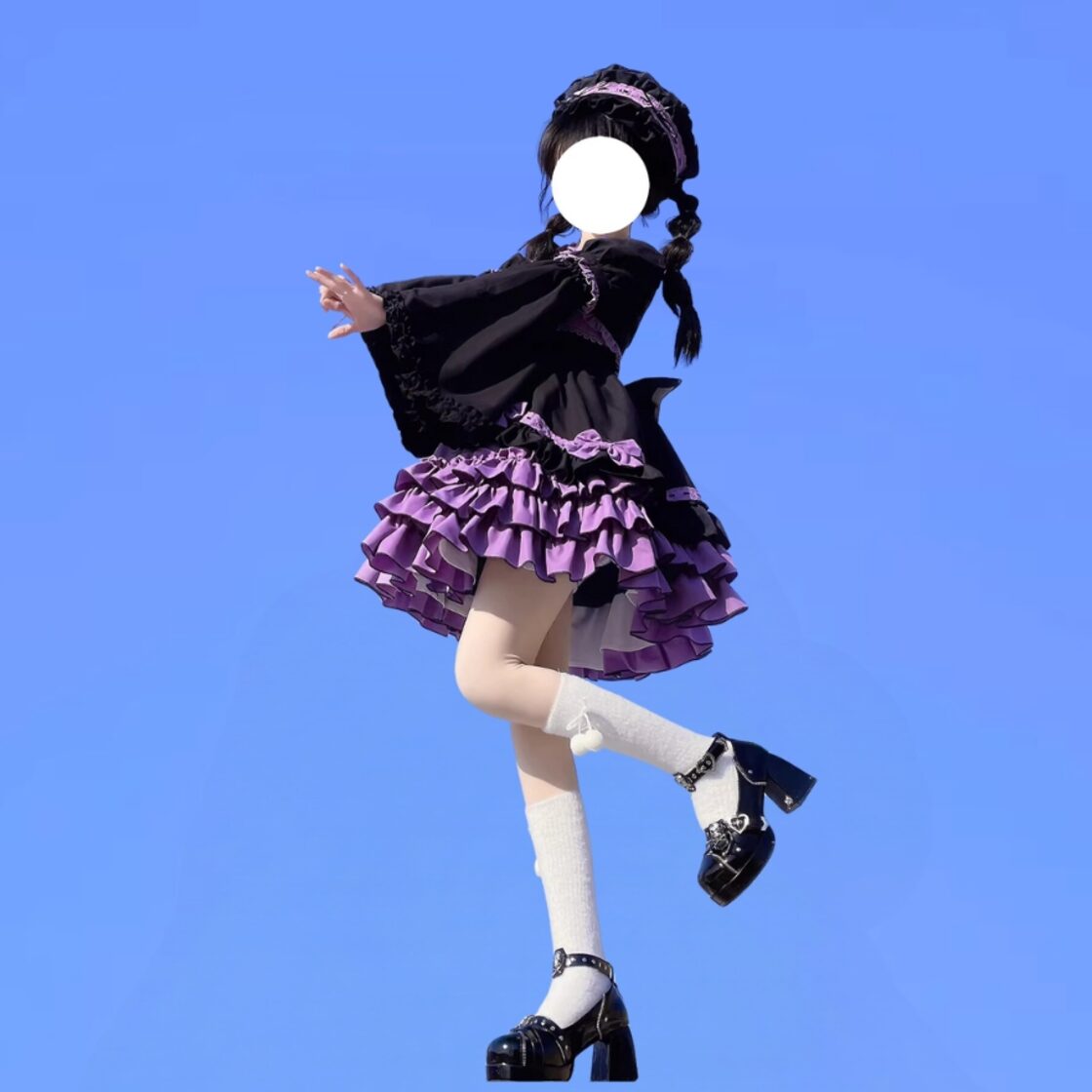 SEASONZ ゆめかわ セットアップ 魔法少女 パープル 地雷服