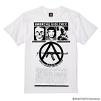 G.I.S.M. - ANARCHY VIOLENCE / you die,you live T shirt white