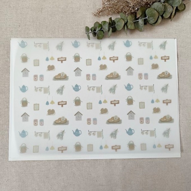 『ちょっとひといきしませんか？』トレーシングペーパー