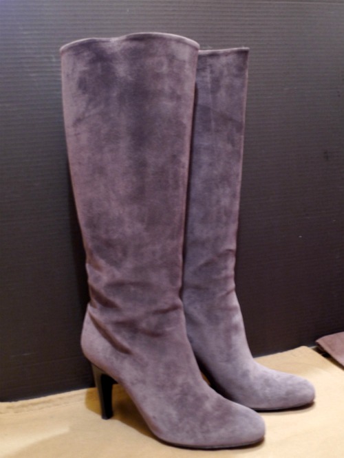 美品◆SalvatoreFerragamo フェラガモ スエード ロング ブーツ◆