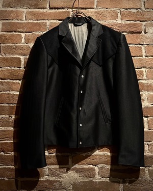 【Caka act3】Switching Design Vintage Short Western Tailored Jacket