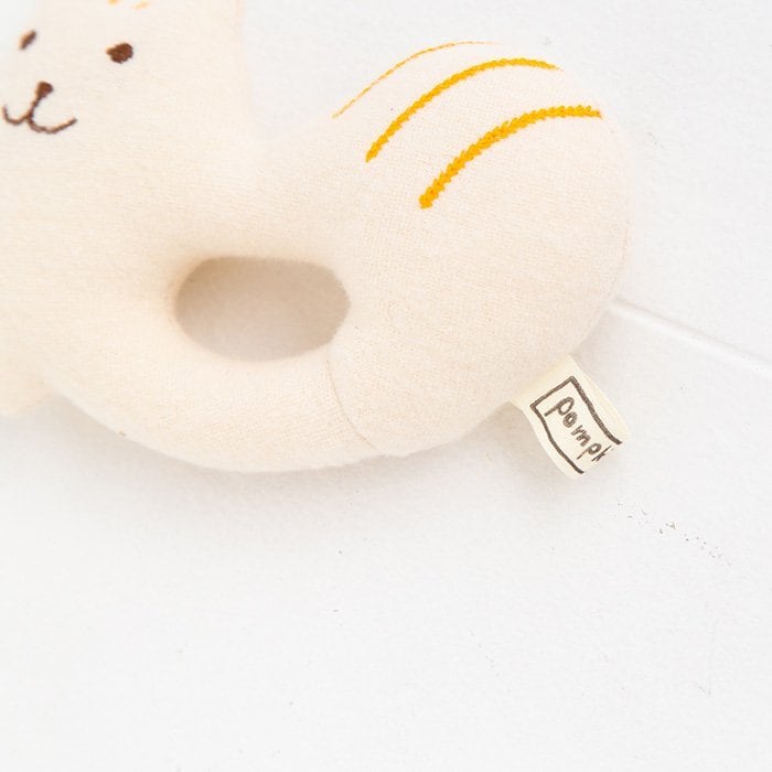 オーガニック「シマリス」ガラガラ (Y-1299) pompkins BABY