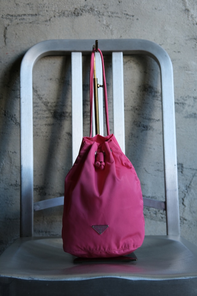 IORI/"PRADA" nylon drawstring bag/