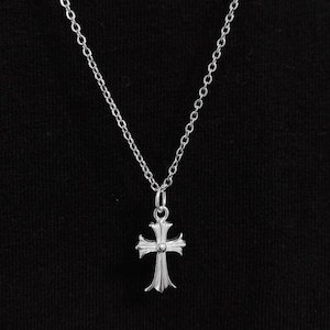 s925 Cross Necklace 【SILVER】