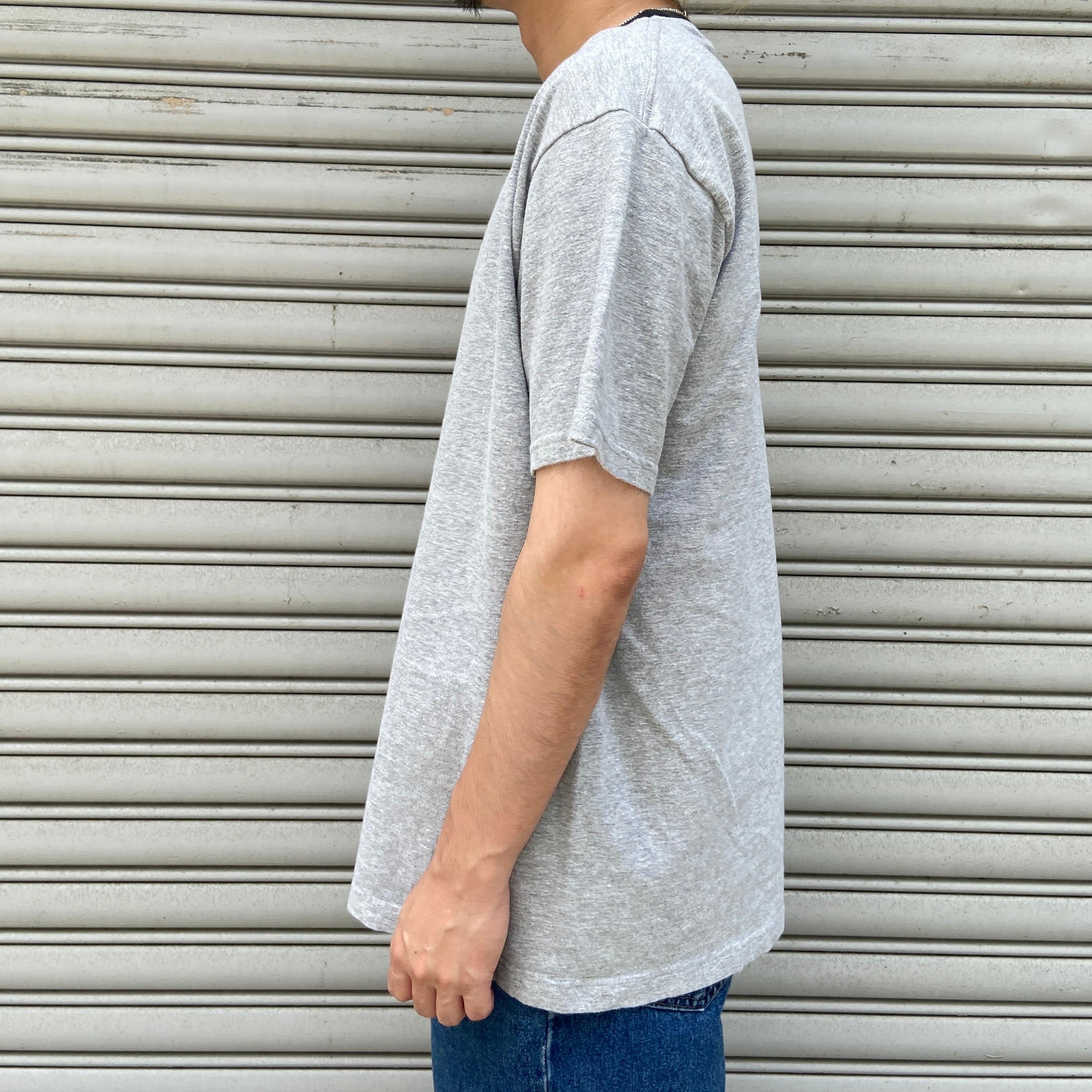 90s POLO SPORT ラルフローレン 星条旗ロゴTシャツ リンガーネック