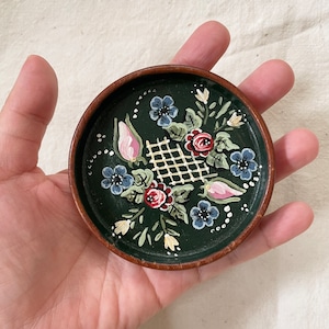 木製の手描きのコースター2