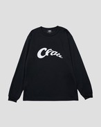 Spiral Logo Mesh L/S Tee BLACK-WHITE