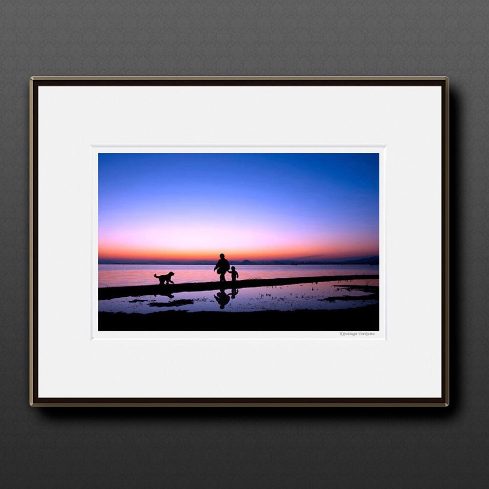 湖畔 ■額縁サイズ(大全紙)726×544mm