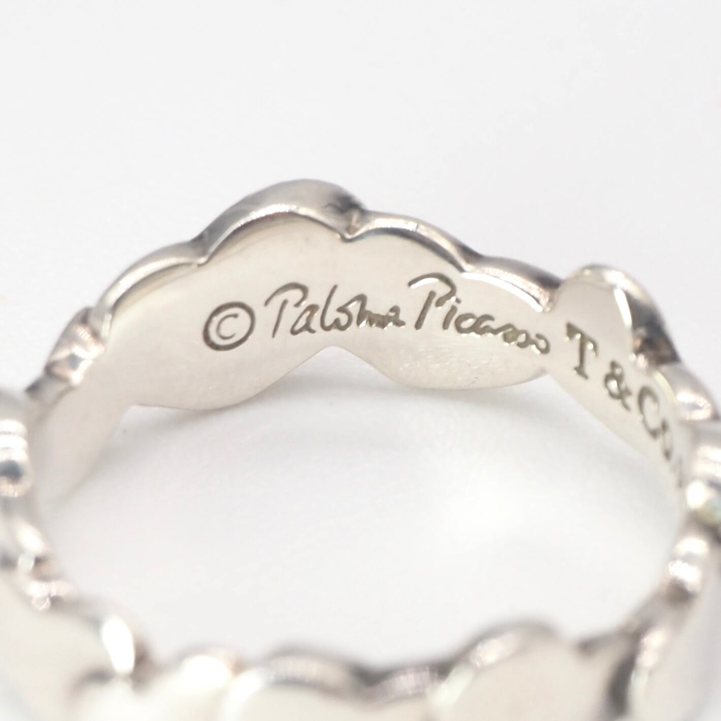 Tiffany&Co. 約9号 パロマピカソ モダンハート リング シルバー925