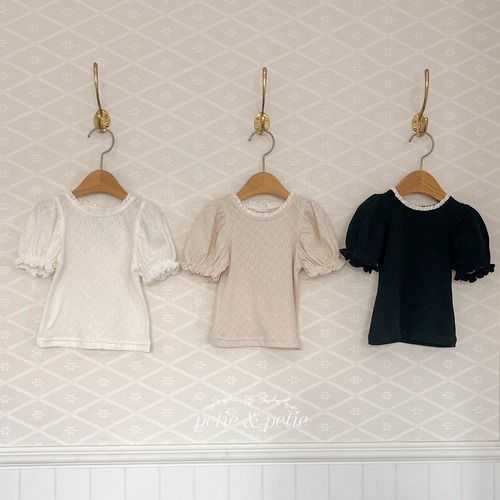 petit&petit［取寄］rosie lace tee 26summer