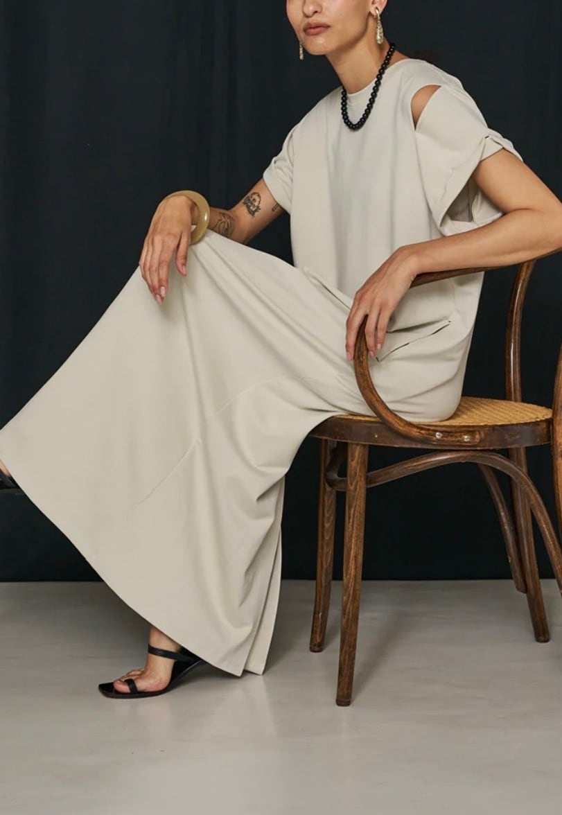 YENN アイレットTEEドレス YENN 】 EYELETS TEE DRESS | valance 福井｜レディース セレクト