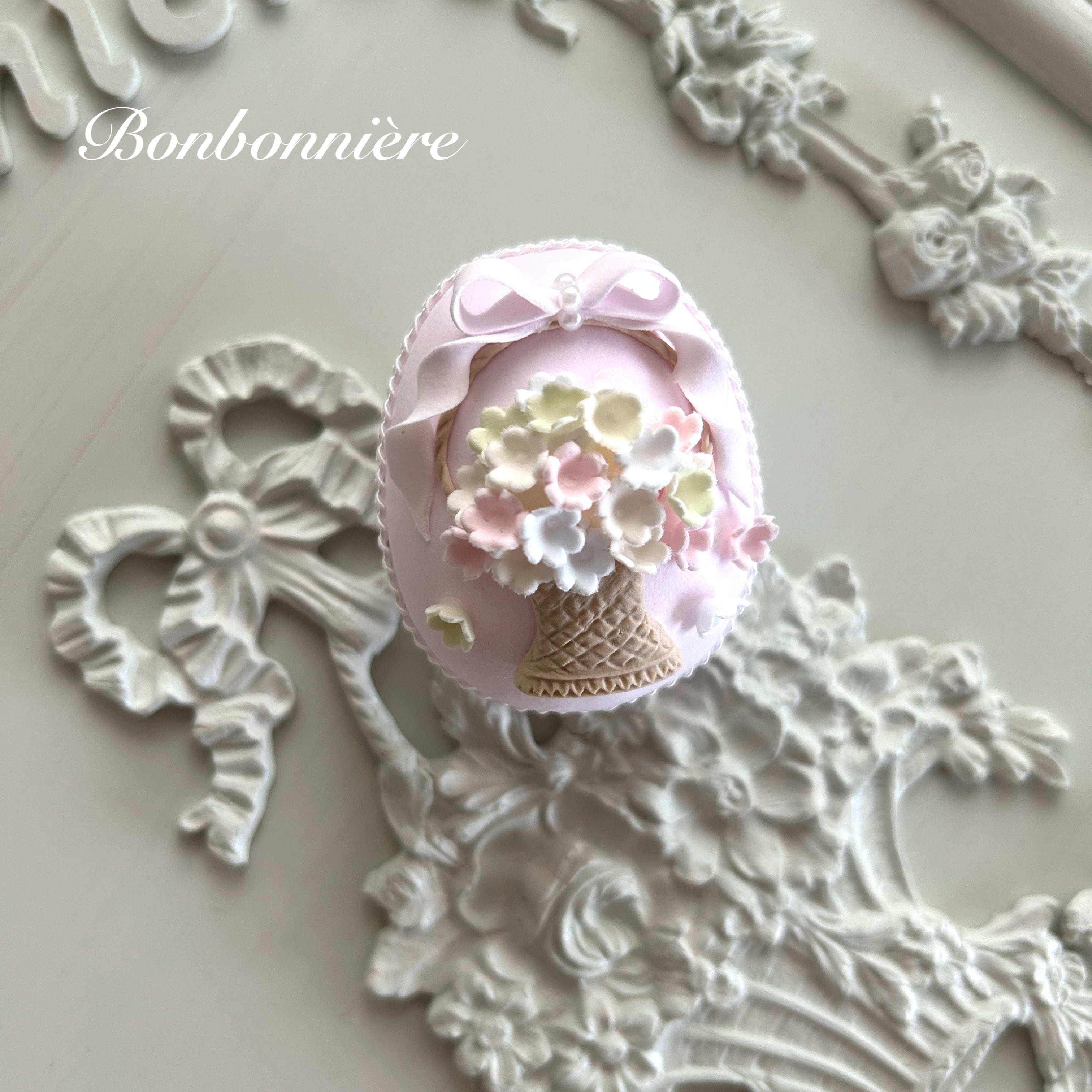 イースターエッグ*マリアージュ花籠* Easter egg*Flower Basket