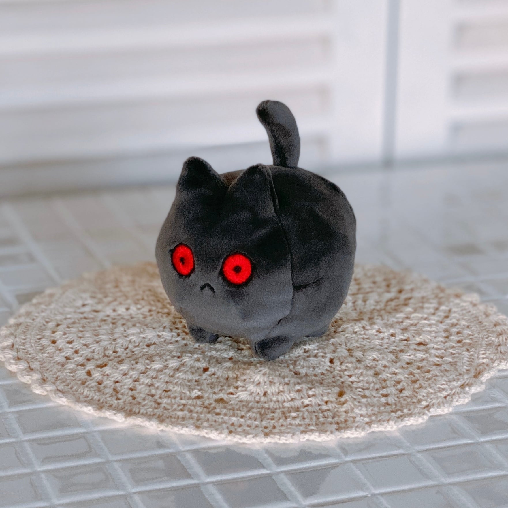 オオカミディムグレー（ミニサイズ）＋骨付き肉ぬいぐるみ | USAGIMAKER