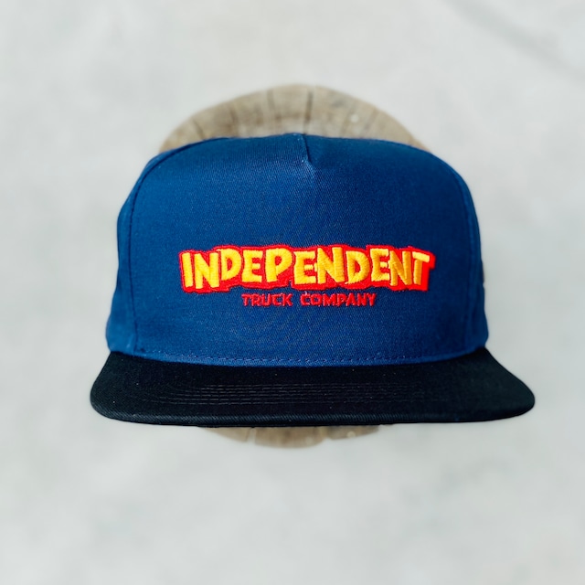 independent bounce snapback blk/nvy