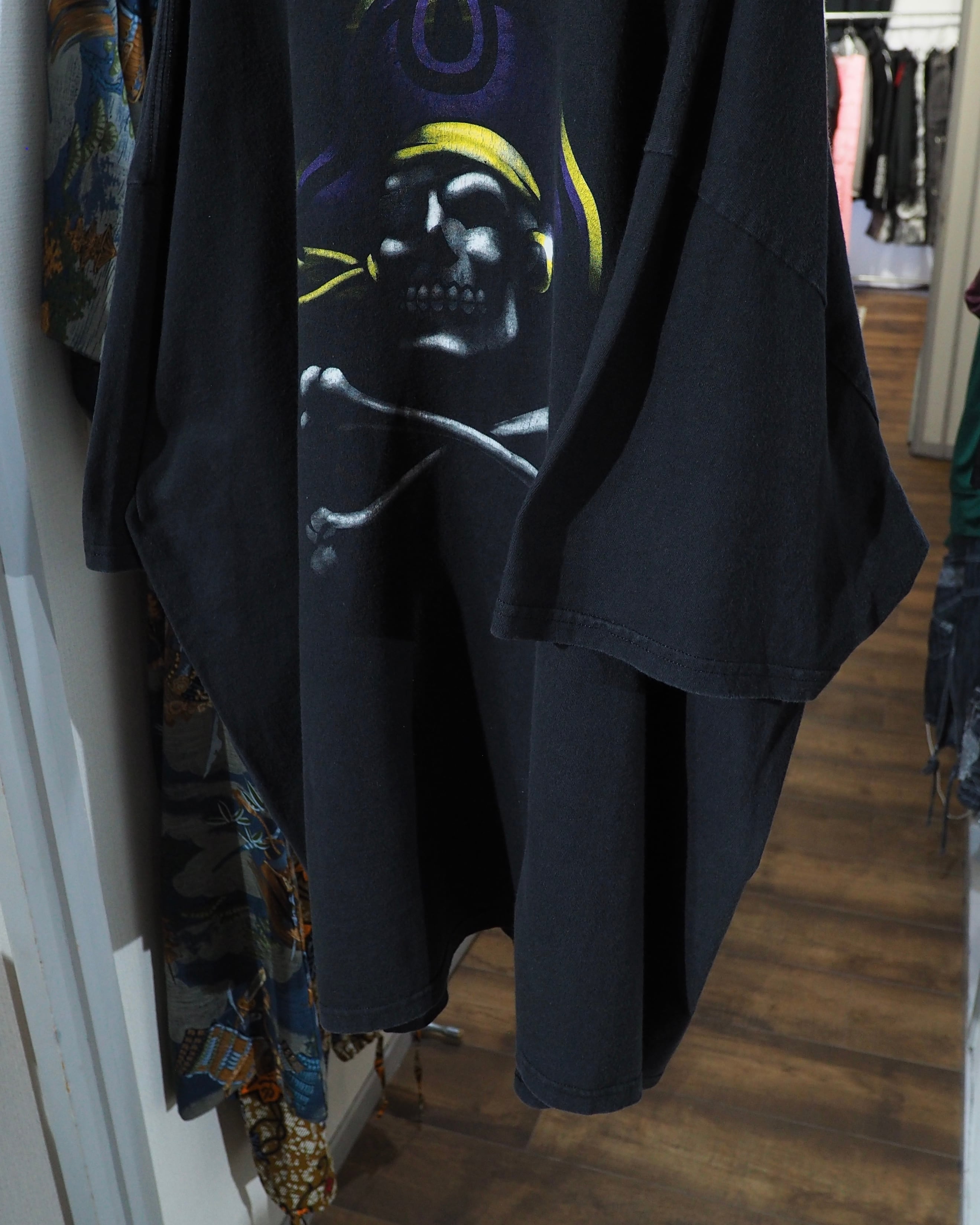 XXXXL ” Jolly Roger ” Graphic printed Over silhouette Tee