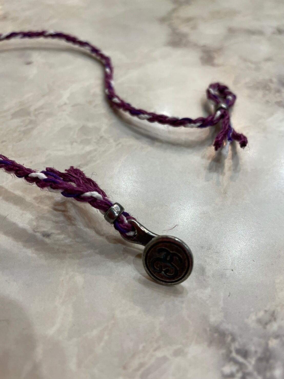 00s OLD STUSSY×JAM HOME MADE/Bracelet/ブレスレット/パープル 00s OLD STUSSY×JAM HOME MADE/Bracelet/ブレスレット/パープル