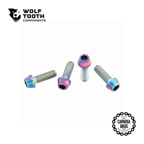 【WOLF TOOTH】Titanium Water Bottle Cage Bolts [チタニウム ウォーターボトル ケージ ボルト]