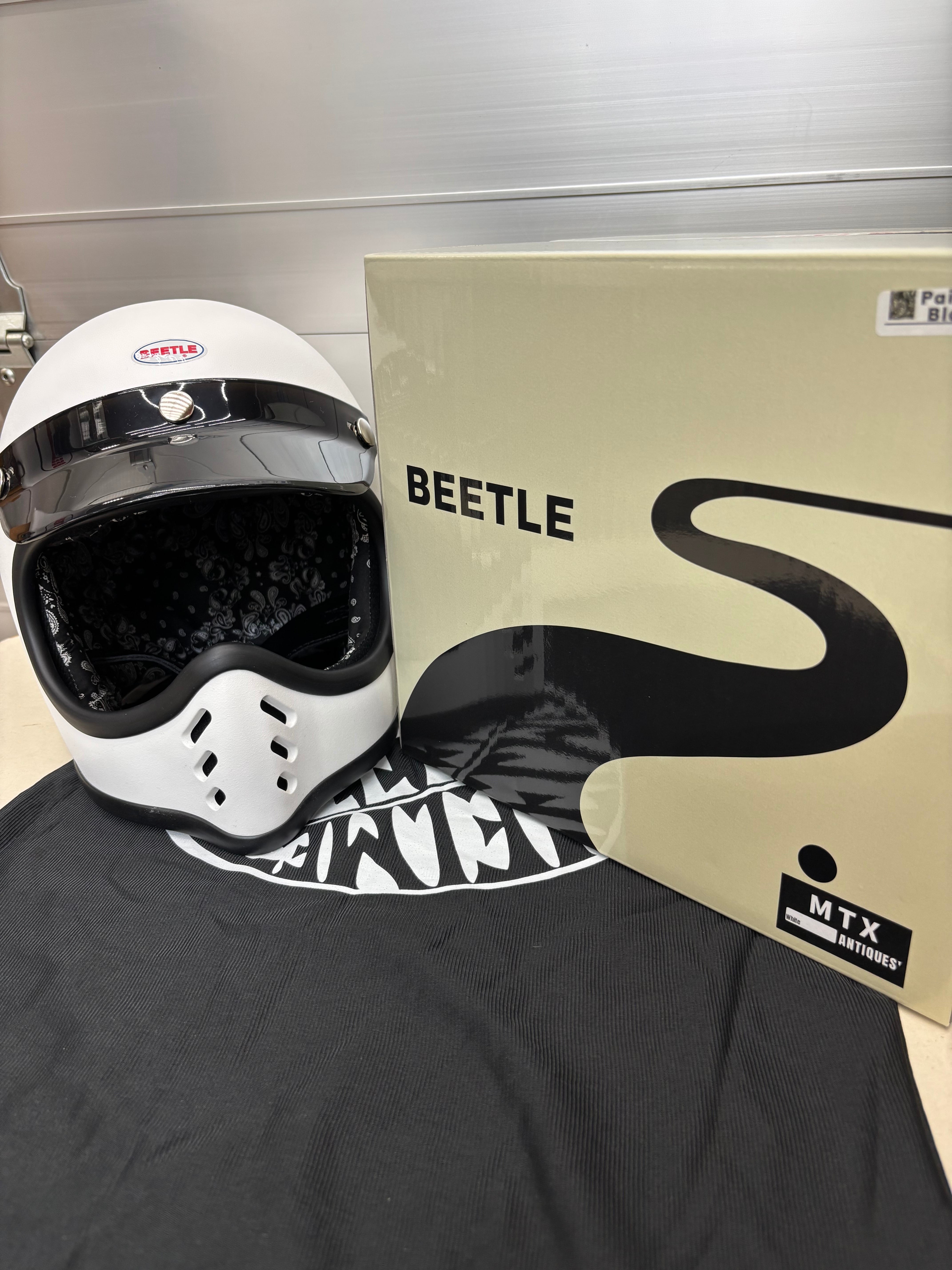 オーシャンビートル OCEANBEETLE MTX 別注マットホワイト Wストラップ