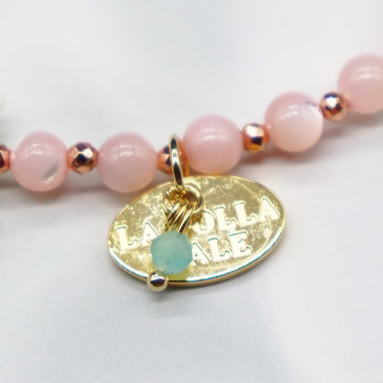 Lovely Zoo】水紋天珠×マザーオブパール ブレスレット | LA・JOLLA