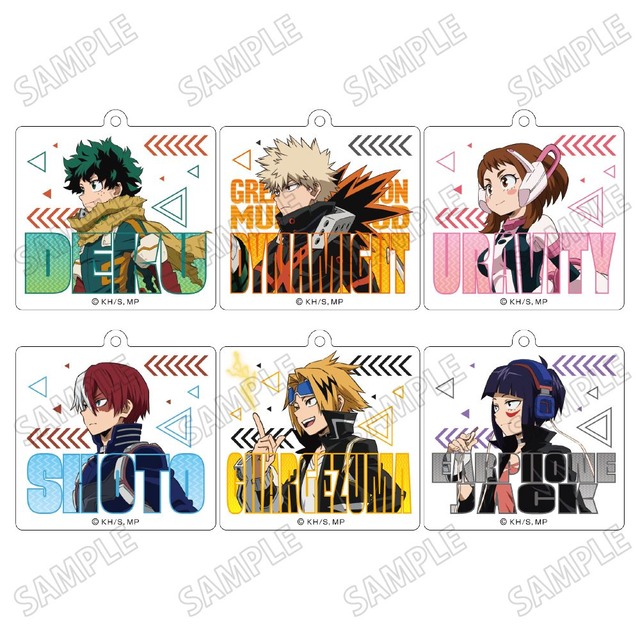 TVアニメ『僕のヒーローアカデミア』 描き下ろしアクリルキーホルダーコレクション【行進ver.】 BOX 全6種