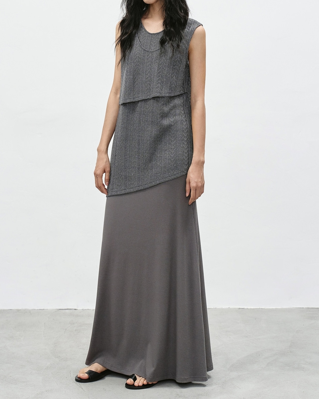 Nuance a-line flare skirt L0149