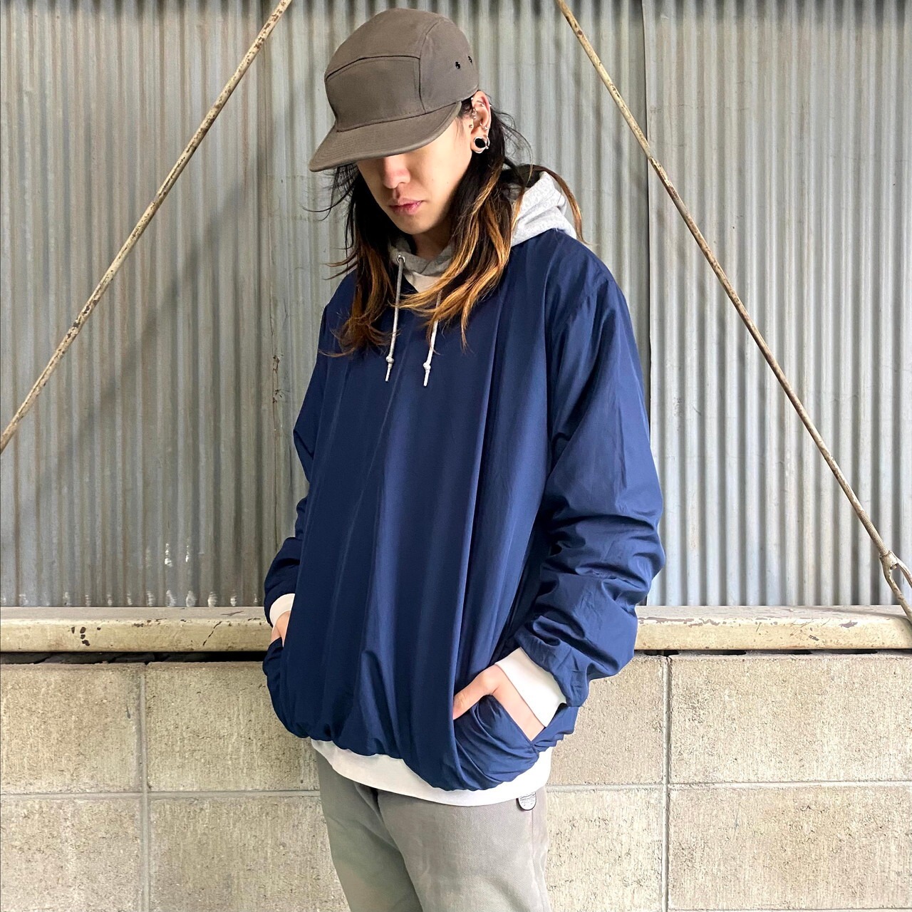 訳あり特価 90年代 NIKE GOLF ナイキ ゴルフ ワンポイントロゴ刺繍 V 
