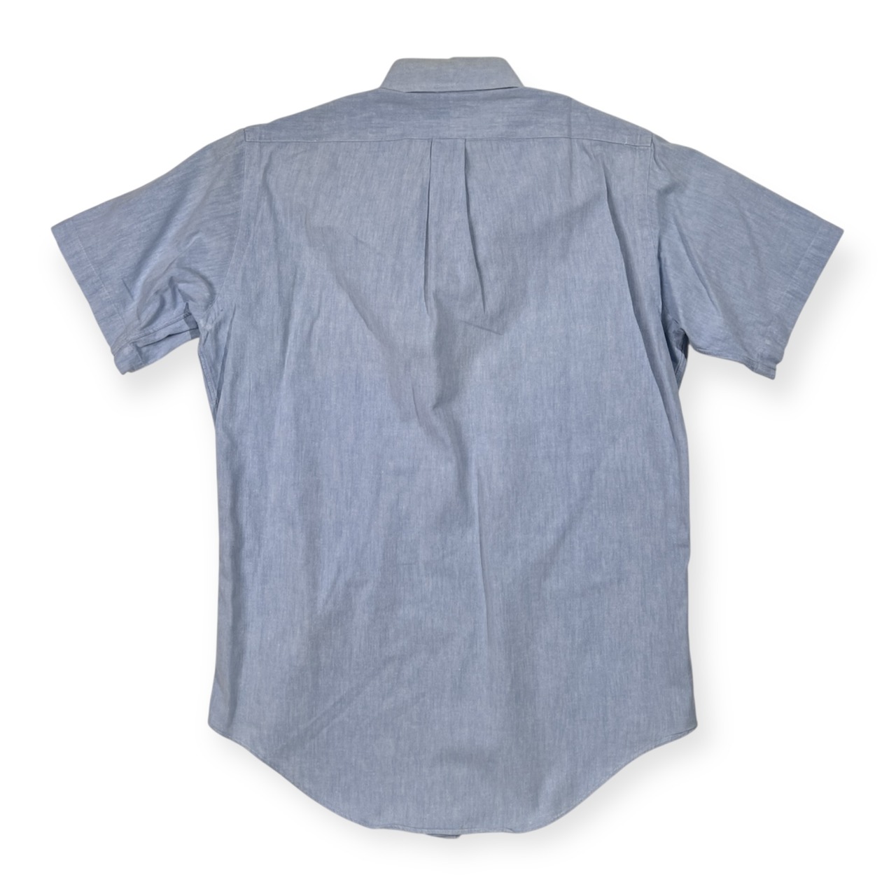 Ralph Lauren ラルフローレン BD シャンブレー風 半袖シャツ サイズ S /水色系×ピンク/オールド/ビンテージ