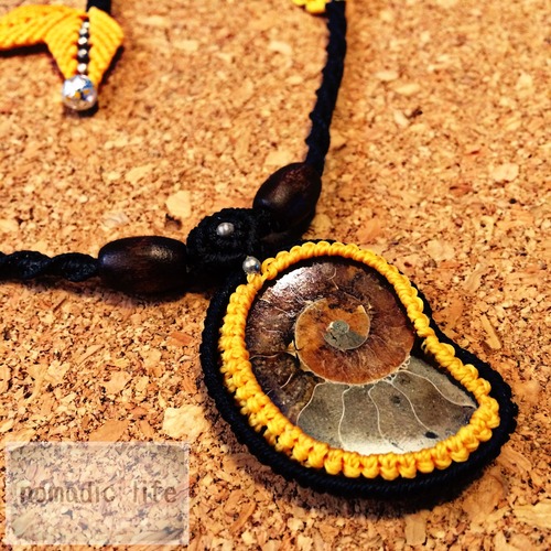 Ammonite Necklace//No.101
