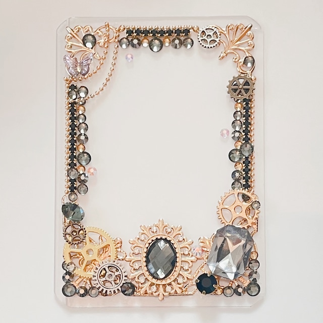 №059 飾れる!持ち歩ける!硬質カードケース デコ 硬質ケース