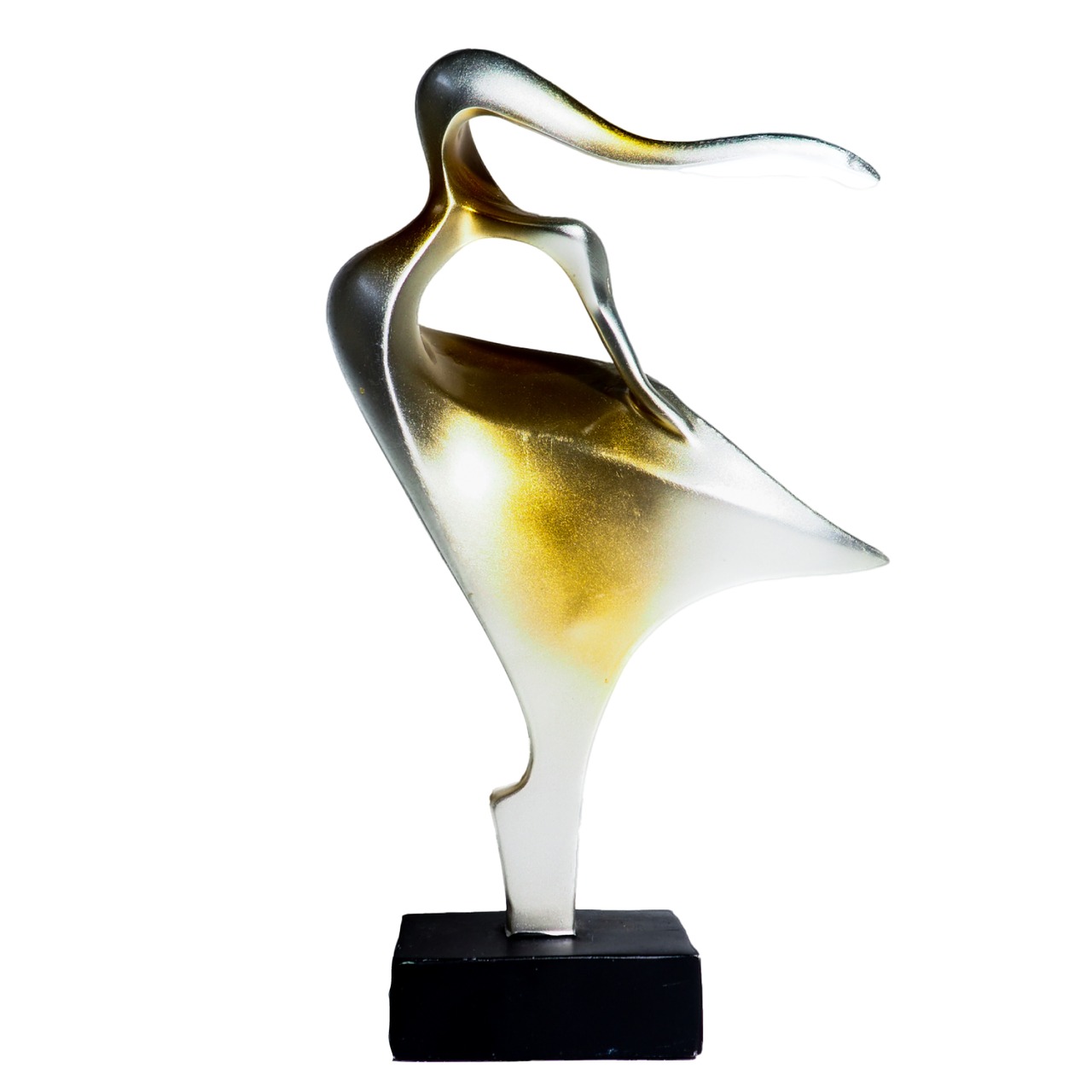 Abstract silver&gold objects