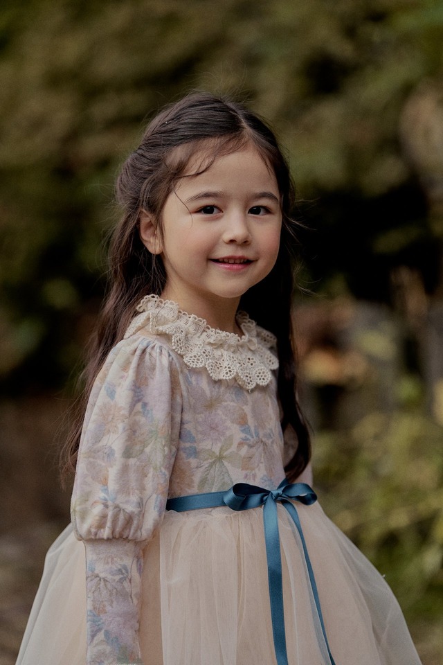 ラスト1 cream5【即納】<cocoribbon>  Fluel one-piece