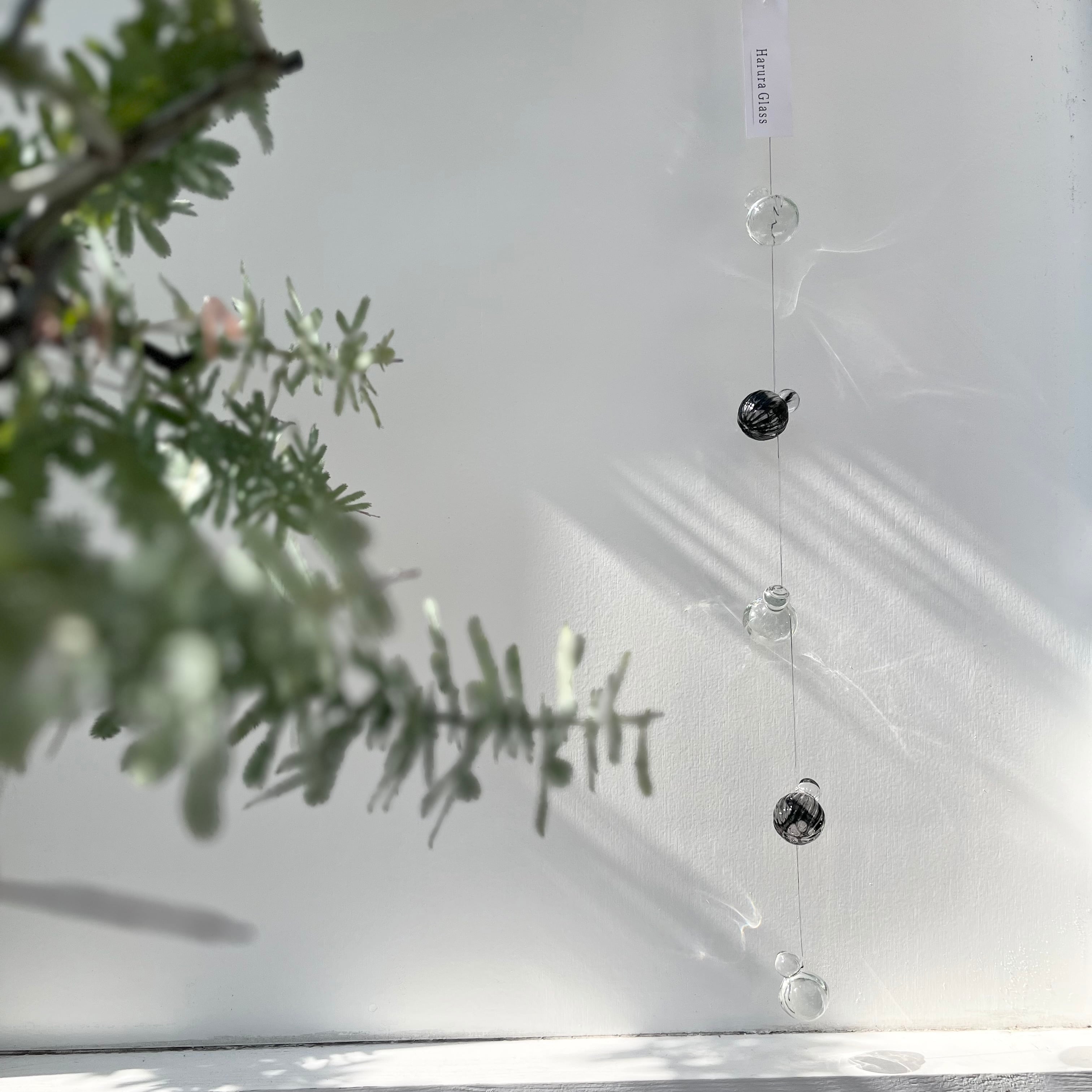 はるら工房 岩村志野 モビール1 スモーク＆クリア | ihana design