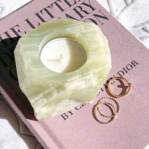 Candle Stand - Green Onix ✧ グリーンオニキス