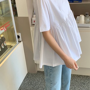 プリーツヘム　フェアリーフレアTシャツ 2col N TS060