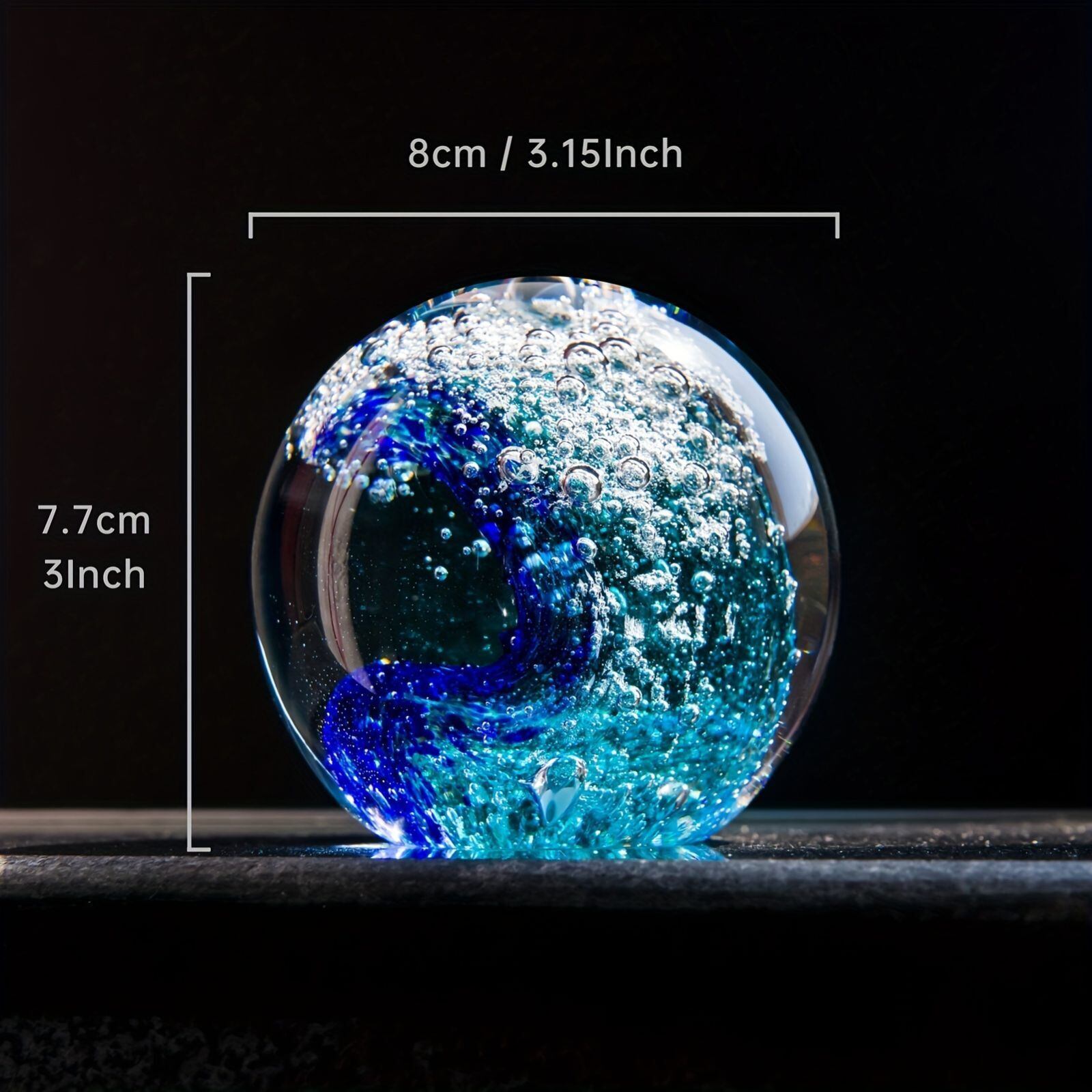 人工クリスタルボール 波のクリスタルボール オーシャンウェーブ