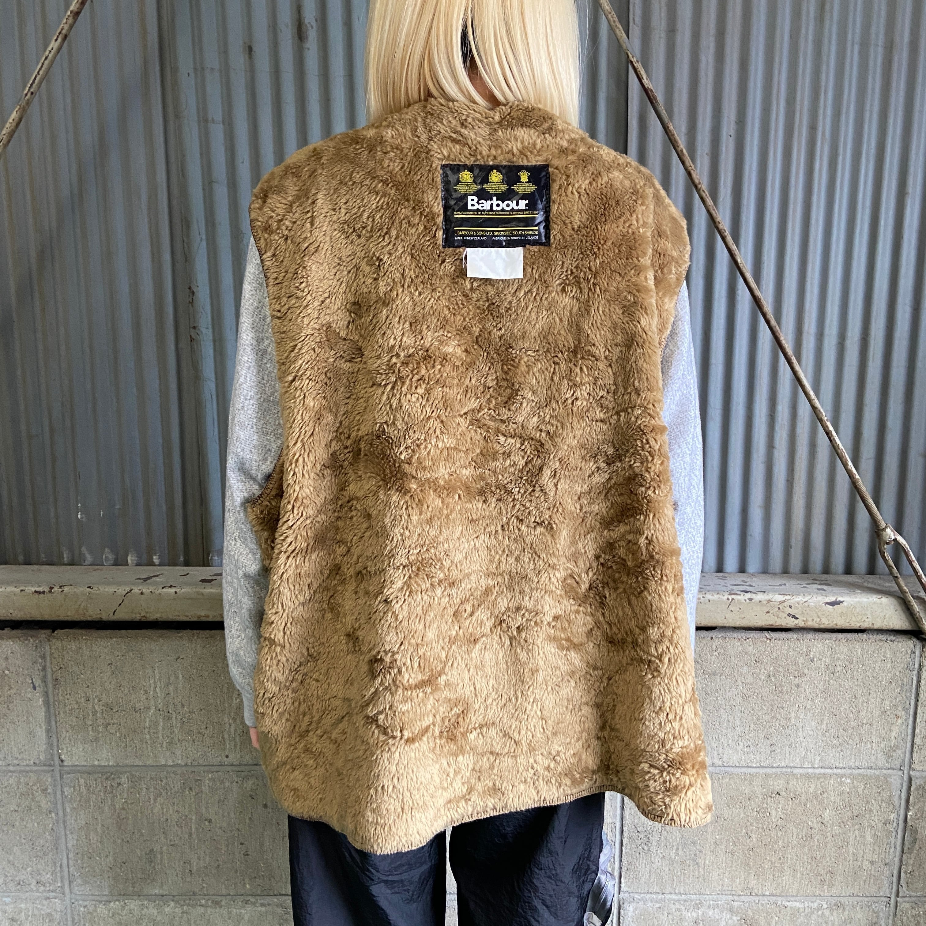 Barbour　バブアー　ライナーベスト　 ファーベスト　 80 90年