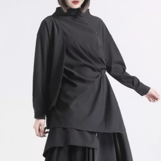 Asymmetric classical shirt C0784