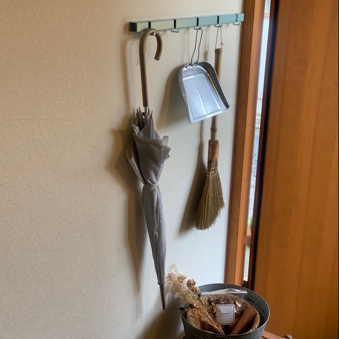 壁掛け5連フック 【Kakete】 | qualiafactory(クオリアファクトリー