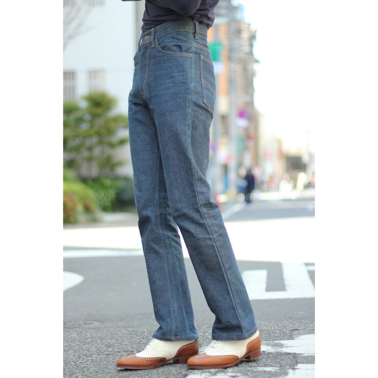 1970's Levi's 42TALON ミントコンディション 646 デニムフレアパンツ