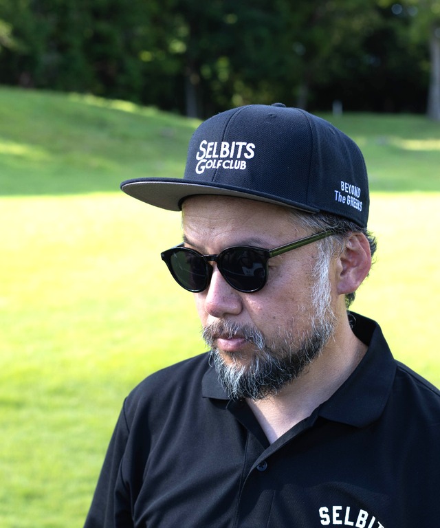 SELBITS GOLF CLUB LOGO CAP ”black” / ロゴキャップ