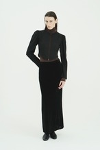 CLANE HERRINGBONE CORSET DETAIL TOPS