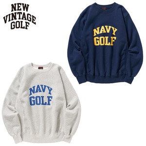 NEW VINTAGE GOLF ニュービンテージゴルフ SUN SURF × NVG "NAVY GOLF" Sweat Shirt SSF-0620